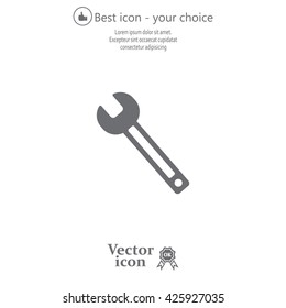wrench icon , vector illustration