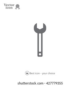 wrench icon , vector illustration