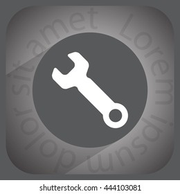 wrench icon , vector illustration