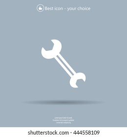 wrench icon , vector illustration