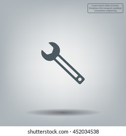 wrench icon , vector illustration