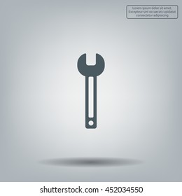 wrench icon , vector illustration