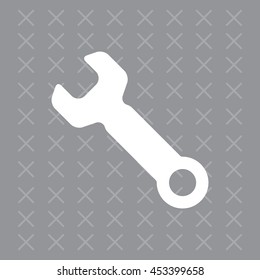 wrench icon , vector illustration