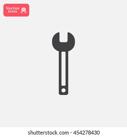 wrench icon , vector illustration