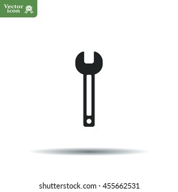 wrench icon , vector illustration