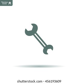 wrench icon , vector illustration