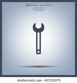 wrench icon , vector illustration
