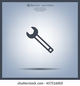 wrench icon , vector illustration