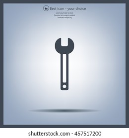 wrench icon , vector illustration