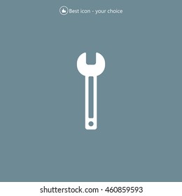 wrench icon , vector illustration