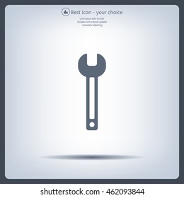 wrench icon , vector illustration
