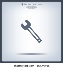 wrench icon , vector illustration