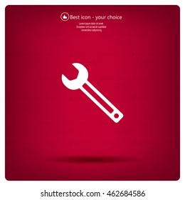 wrench icon , vector illustration