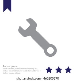 wrench icon , vector illustration