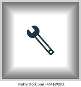 wrench icon , vector illustration