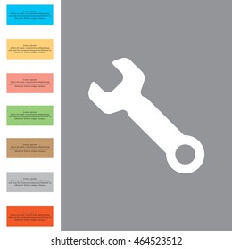wrench icon , vector illustration