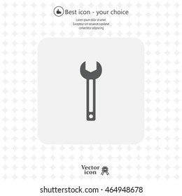 wrench icon , vector illustration