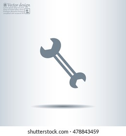 wrench icon , vector illustration