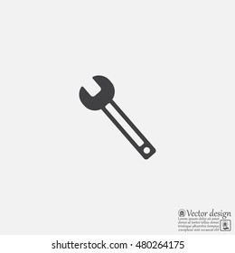 wrench icon , vector illustration