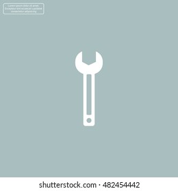 wrench icon , vector illustration