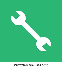 Wrench icon. Vector illustration.