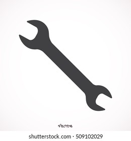 wrench icon , vector illustration