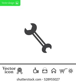 wrench icon , vector illustration