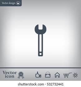 wrench icon , vector illustration