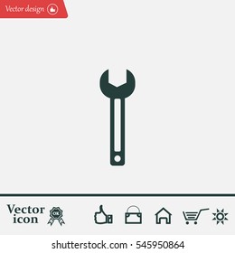 wrench icon , vector illustration