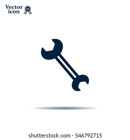 wrench icon , vector illustration