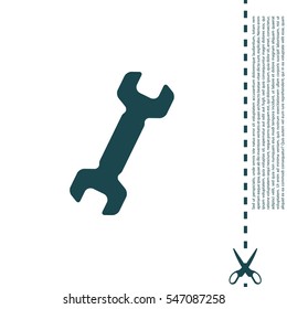 wrench icon , vector illustration