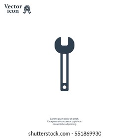 wrench icon , vector illustration