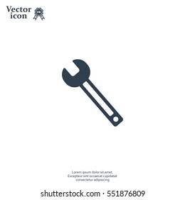 wrench icon , vector illustration