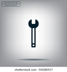 wrench icon , vector illustration