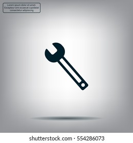 wrench icon , vector illustration