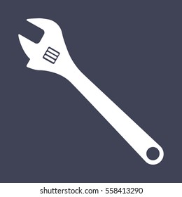wrench icon , vector illustration