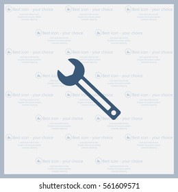 wrench icon , vector illustration