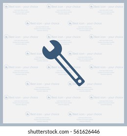 wrench icon , vector illustration