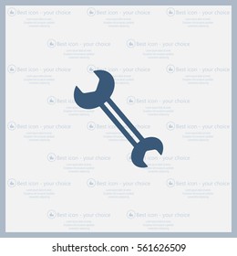 wrench icon , vector illustration