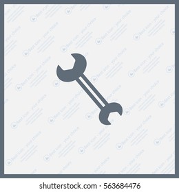 wrench icon , vector illustration