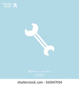 wrench icon , vector illustration