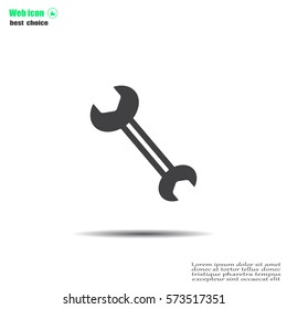 wrench icon , vector illustration
