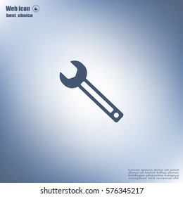 wrench icon , vector illustration