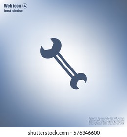 wrench icon , vector illustration