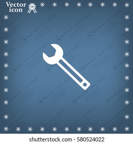 wrench icon , vector illustration