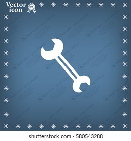wrench icon , vector illustration