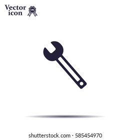 wrench icon , vector illustration