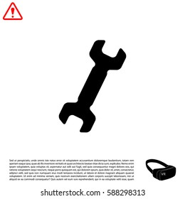 wrench icon , vector illustration