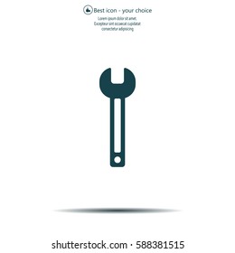 wrench icon , vector illustration
