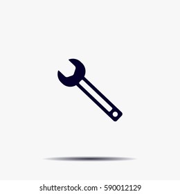 wrench icon , vector illustration